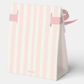 Harry Potter Hedwig Pink Stripe Baby Shower フェイバーボックス (裏面)