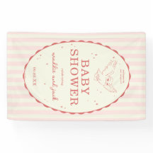 Harry Potter Hedwig Pink Stripe Baby Shower