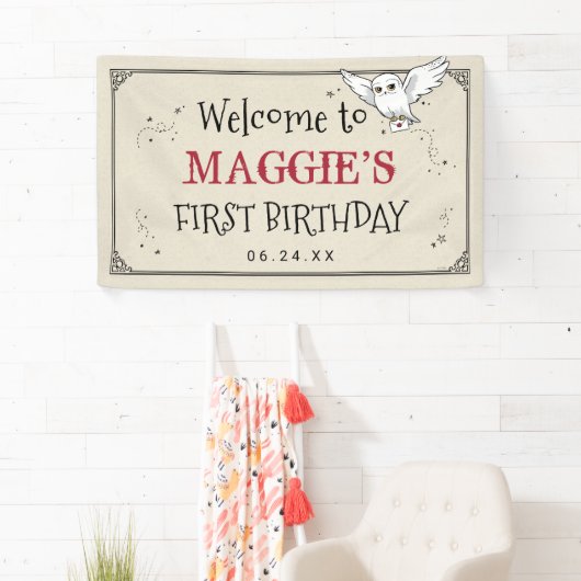 Harry Potter | Hedwig Special Delivery Birthday 横断幕 (インサイチュ)