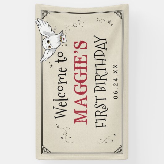 Harry Potter | Hedwig Special Delivery Birthday 横断幕 (縦)