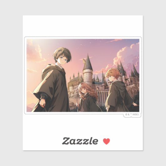HARRY POTTER™ Hermione & Ron HOGWARTS™ Anime Scene シール (シート)