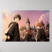 HARRY POTTER™ Hermione & Ron HOGWARTS™ Anime Scene ポスター (正面)