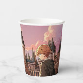 HARRY POTTER™ Hermione & Ron HOGWARTS™ Anime Scene 紙コップ (裏面)