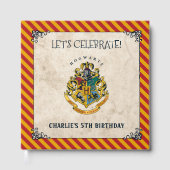 Harry Potter Hogwarts Birthday Cards & Gifts Sign ゲストブック (正面)
