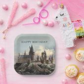 Harry Potter | Hogwarts Castle Daytime ペーパープレート (パーティー)