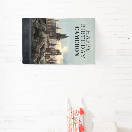 Harry Potter | Hogwarts Castle Daytime 横断幕 (インサイチュ)