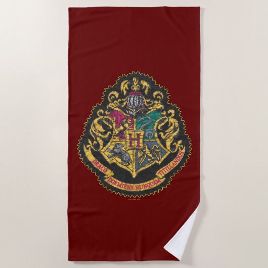 Harry Potter | Hogwarts Crest ビーチタオル (正面)