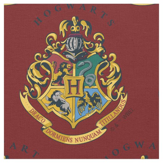 Harry Potter | Hogwarts Crest - Full ファブリック (クローズアップ)
