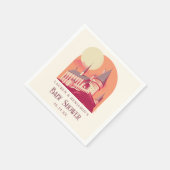 Harry Potter | Hogwarts Girl Baby Shower スタンダードカクテルナプキン (角)