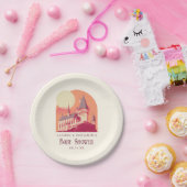 Harry Potter | Hogwarts Girl Baby Shower ペーパープレート (パーティー)