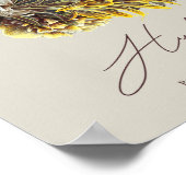 HARRY POTTER™ HUFFLEPUFF™フローラグラフィック ポスター (角)