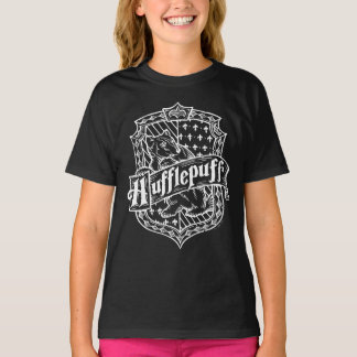 HARRY POTTER™ HUFFLEPUFF™ラインアートクレストTシャツ Tシャツ