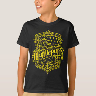 HARRY POTTER™ HUFFLEPUFF™ラインアートクレストTシャツ Tシャツ