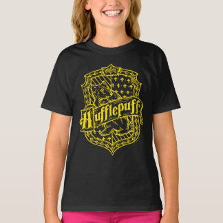 HARRY POTTER™ HUFFLEPUFF™ラインアートクレストTシャツ Tシャツ