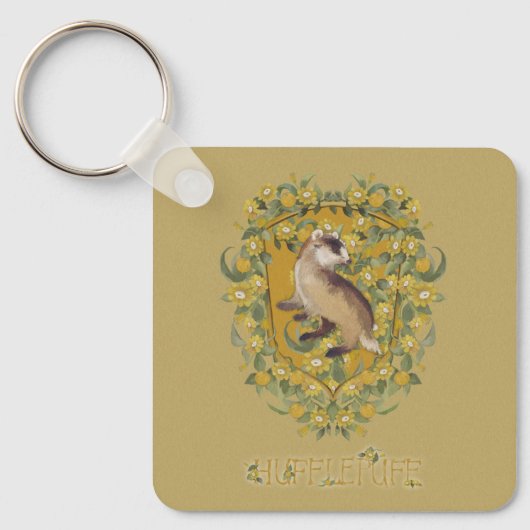 HARRY POTTER™ | HUFFLEPUFF™ Crest キーホルダー (正面)