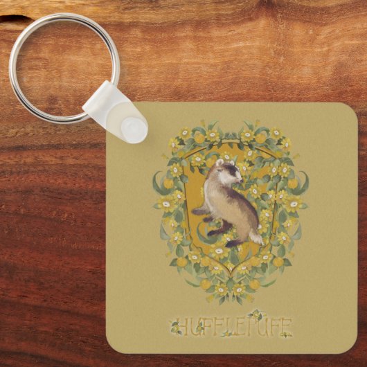 HARRY POTTER™ | HUFFLEPUFF™ Crest キーホルダー (正面)