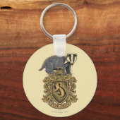 Harry Potter | Hufflepuff Crest with Badger キーホルダー (正面)