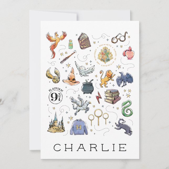 HARRY POTTER™ Icons Flat Card (正面)