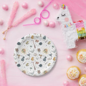 HARRY POTTER™ Icons Pattern ペーパープレート (パーティー)