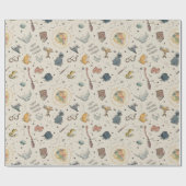 Harry Potter Icons Pattern - Birthday ラッピングペーパー (フラット)