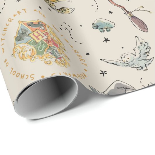 Harry Potter Icons Pattern - Birthday ラッピングペーパー (ロールコーナー)