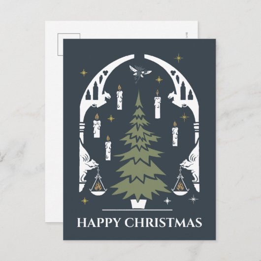 HARRY POTTER™ Magical Christmas Tree シーズンポストカード (正面/裏面)