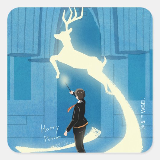 HARRY POTTER™ Patronus Painting スクエアシール (正面)