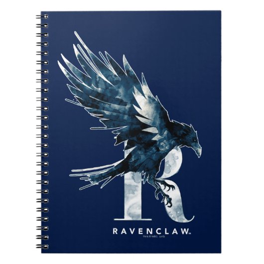 Harry Potter | RAVENCLAW™ Raven Watercolor ノートブック (正面)