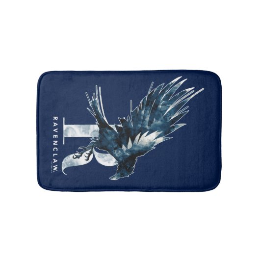 Harry Potter | RAVENCLAW™ Raven Watercolor バスマット (正面)