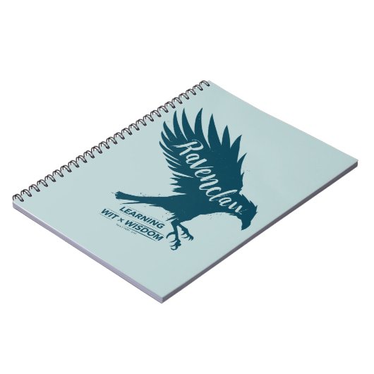 Harry Potter | RAVENCLAW™ Silhouette Typography ノートブック (左側)