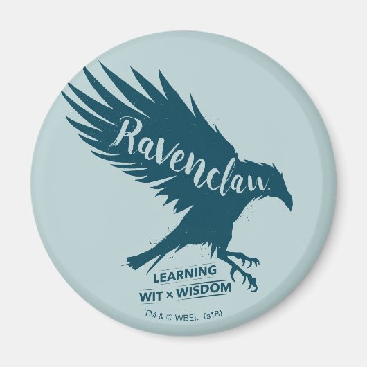 Harry Potter | RAVENCLAW™ Silhouette Typography マグネット (正面)