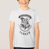 Harry Potter | Retro Hogwarts Crest トライブレンドＴシャツ (正面)