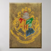 Harry Potter | Rustic Hogwarts Crest ポスター (正面)