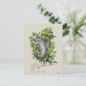 HARRY POTTER™ SLYTHERIN™フローラグラフィック ポストカード (スタンド正面)