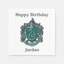Harry Potter | Slytherin Crest Green スタンダードカクテルナプキン