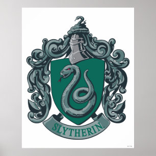 Harry Potter   Slytherin Crest Green ポスター
