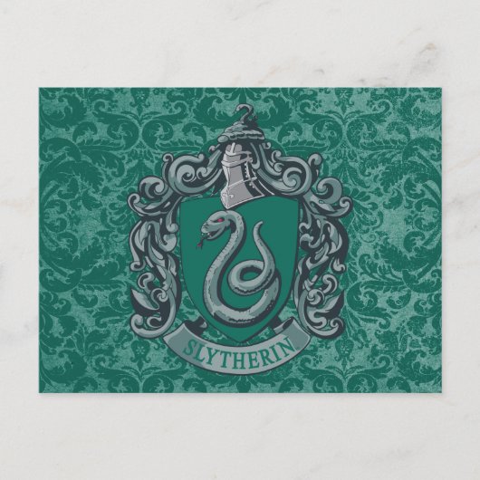 Harry Potter | Slytherin Crest Green ポストカード (正面)