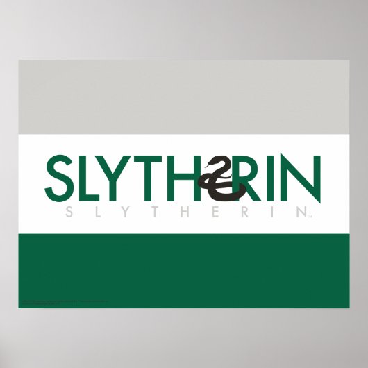 Harry Potter | Slytherin House Pride Logo ポスター (正面)