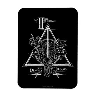 Harry Potter Spell DEATHLY HALLOWS Graphic マグネット