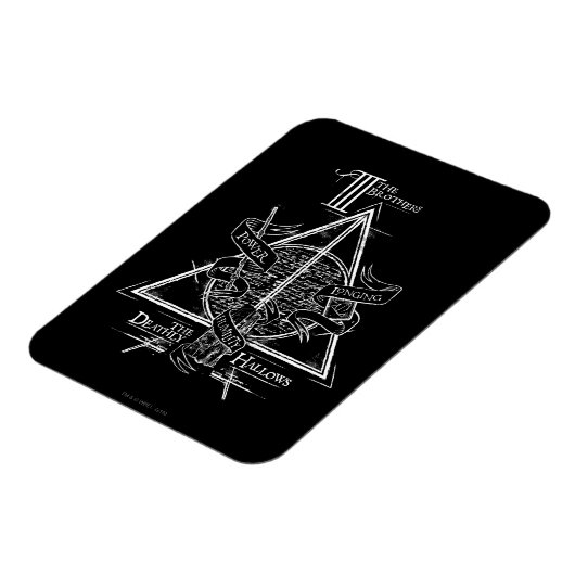 Harry Potter Spell | DEATHLY HALLOWS Graphic マグネット (左側)