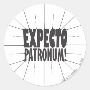 Harry Potter Spell   EXPECTO PATRONUM™! ラウンドシール