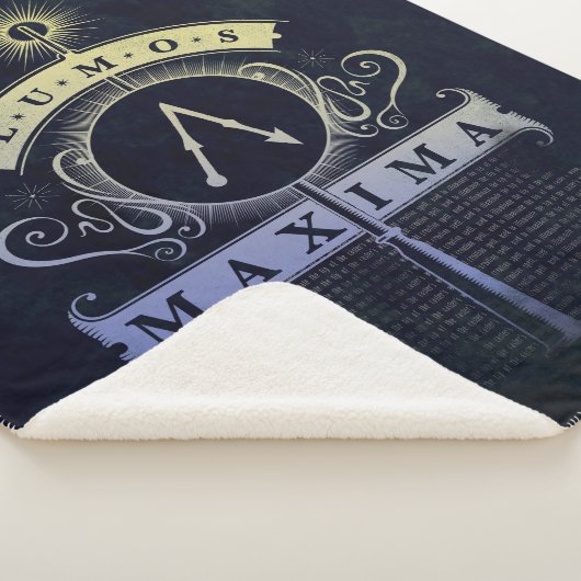 Harry Potter Spell | Lumos Maxima Graphic シェルパブランケット (3/4)