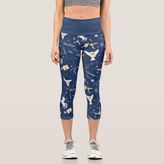 HARRY POTTER™ Summer Solstice Icon Pattern カプリレギンス (正面)
