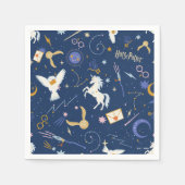 HARRY POTTER™ Summer Solstice Icon Pattern スタンダードカクテルナプキン (正面)
