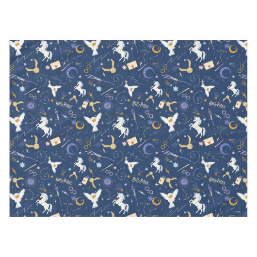 HARRY POTTER™ Summer Solstice Icon Pattern テーブルクロス (正面(横))