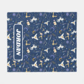 HARRY POTTER™ Summer Solstice Icon Pattern フリースブランケット (正面(横))