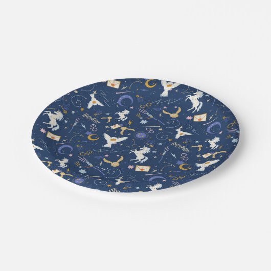 HARRY POTTER™ Summer Solstice Icon Pattern ペーパープレート (アングル)