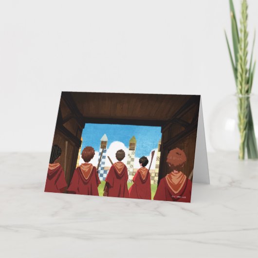 HARRY POTTER™ & the GRYFFINDOR™ QUIDDITCH™チーム カード (正面)