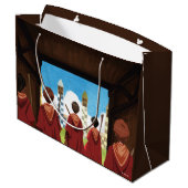 HARRY POTTER™ & the GRYFFINDOR™ QUIDDITCH™チーム ラージペーパーバッグ (裏面アングル)