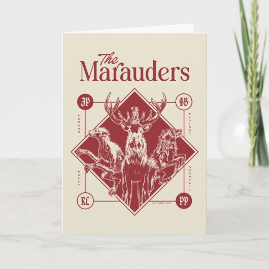 HARRY POTTER™ The Marauders Animagus Graphic カード (正面)